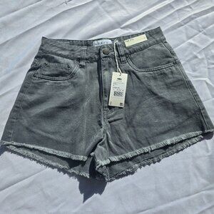 Rusty Jade High Rise Denim Shorts- Small